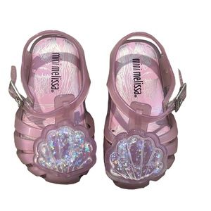Mini Melissa purple shell shoes